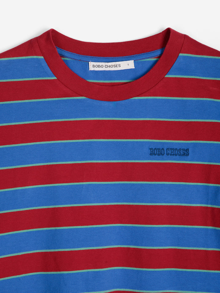 Striped cropped T-shirt