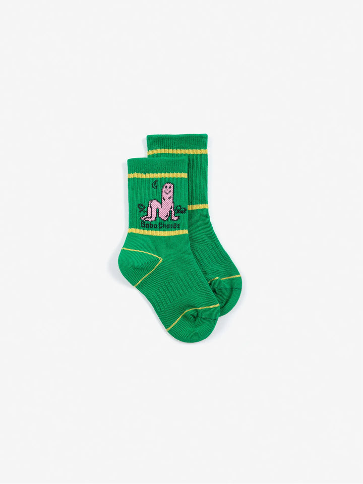 Long Puff short socks