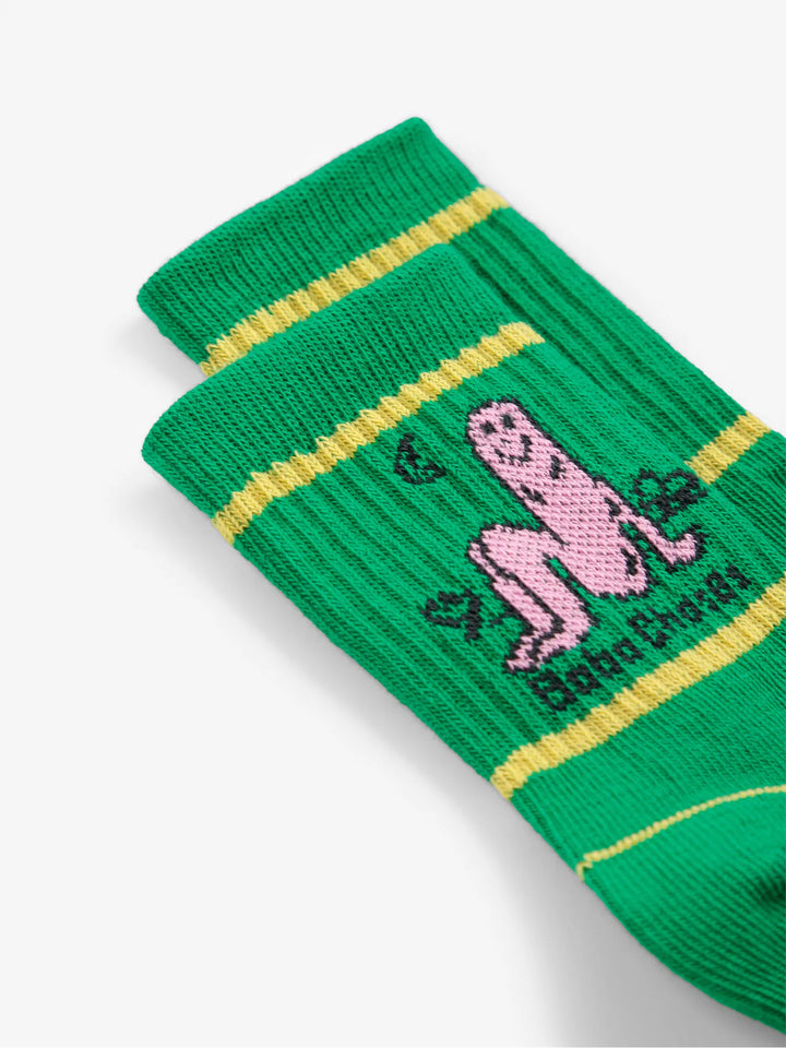 Long Puff short socks