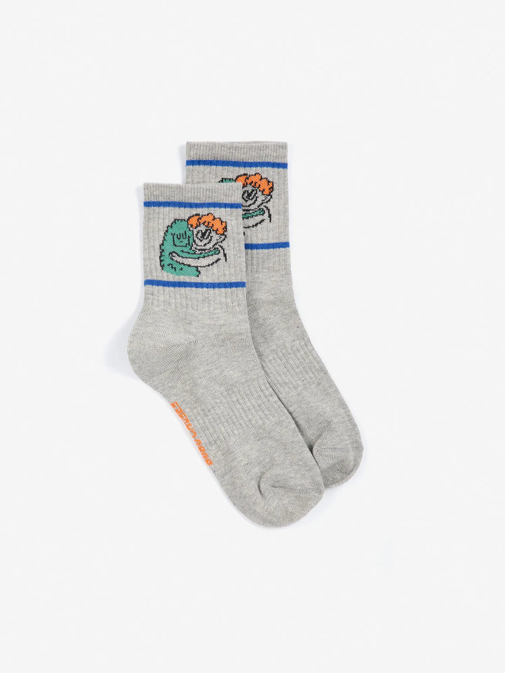 Hug Hairy Monster short socks