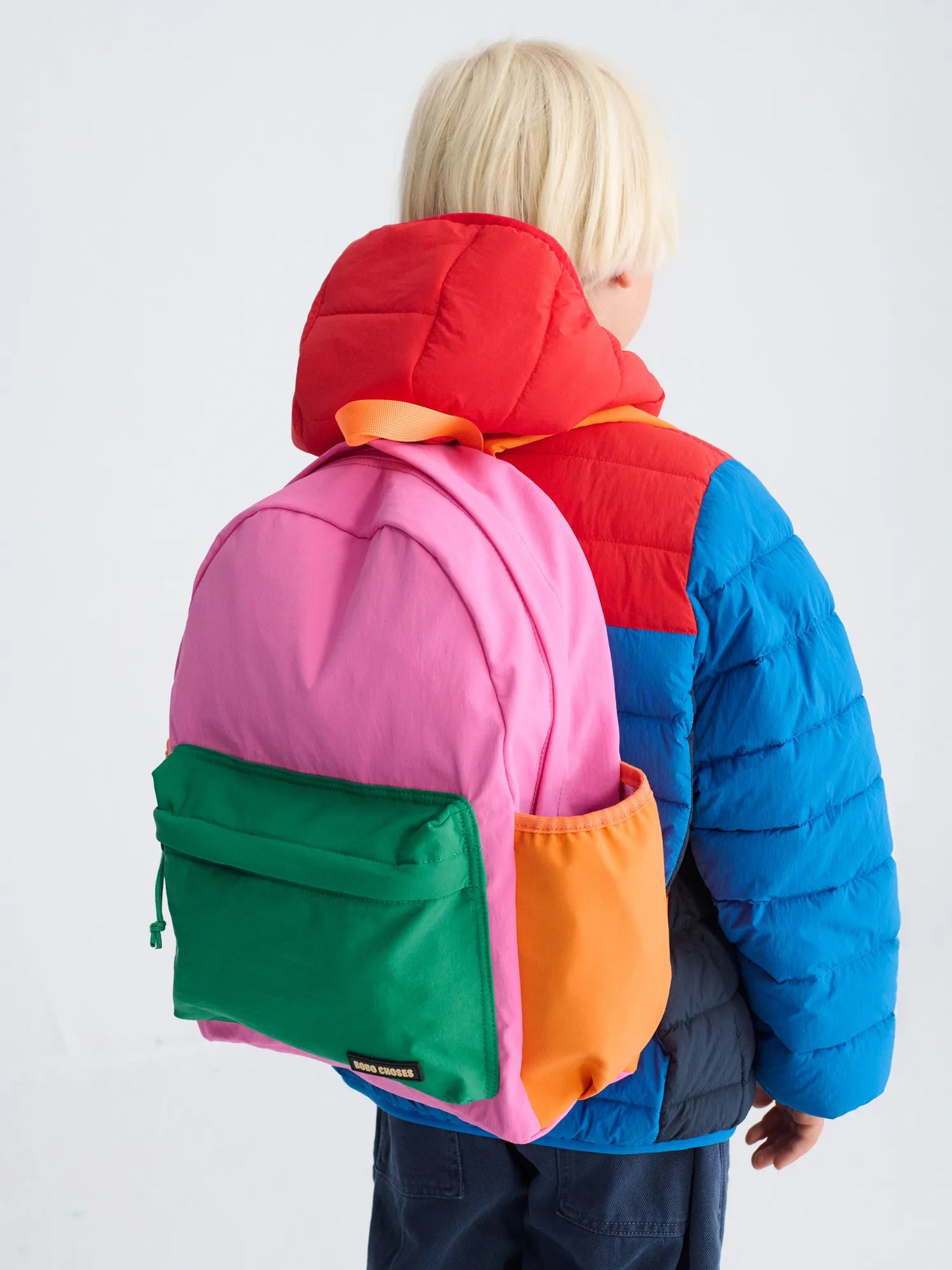 Rucksack Bobo Choses Color Block Rosa