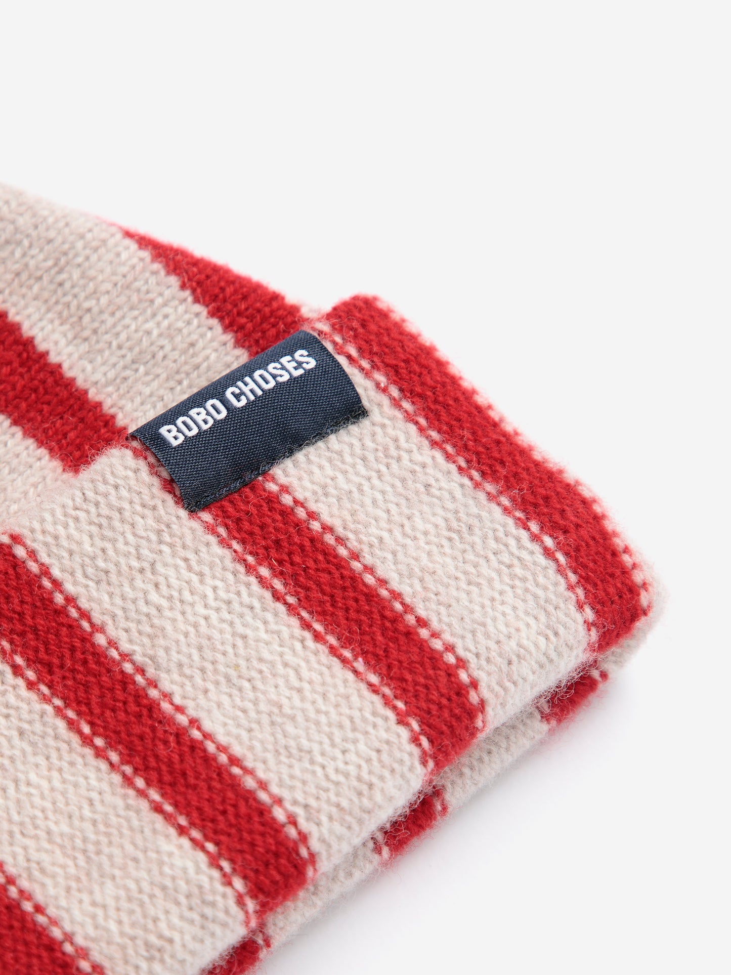 Casquet de llana merina de ratlles