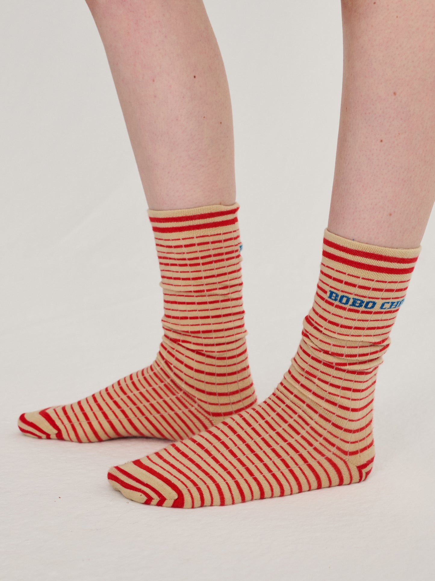 Striped cotton socks