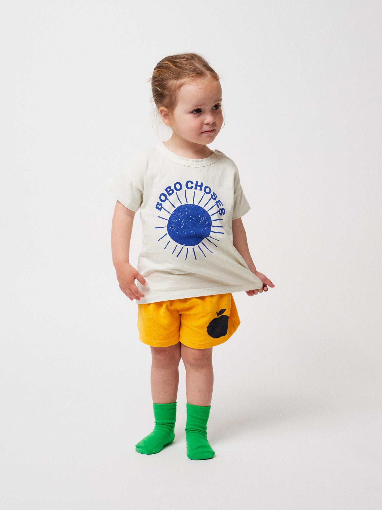 Poma yellow terry shorts