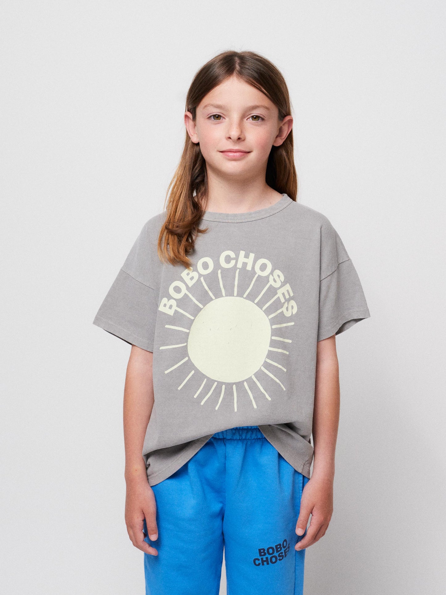 Bobo Choses Sun 회색 티셔츠