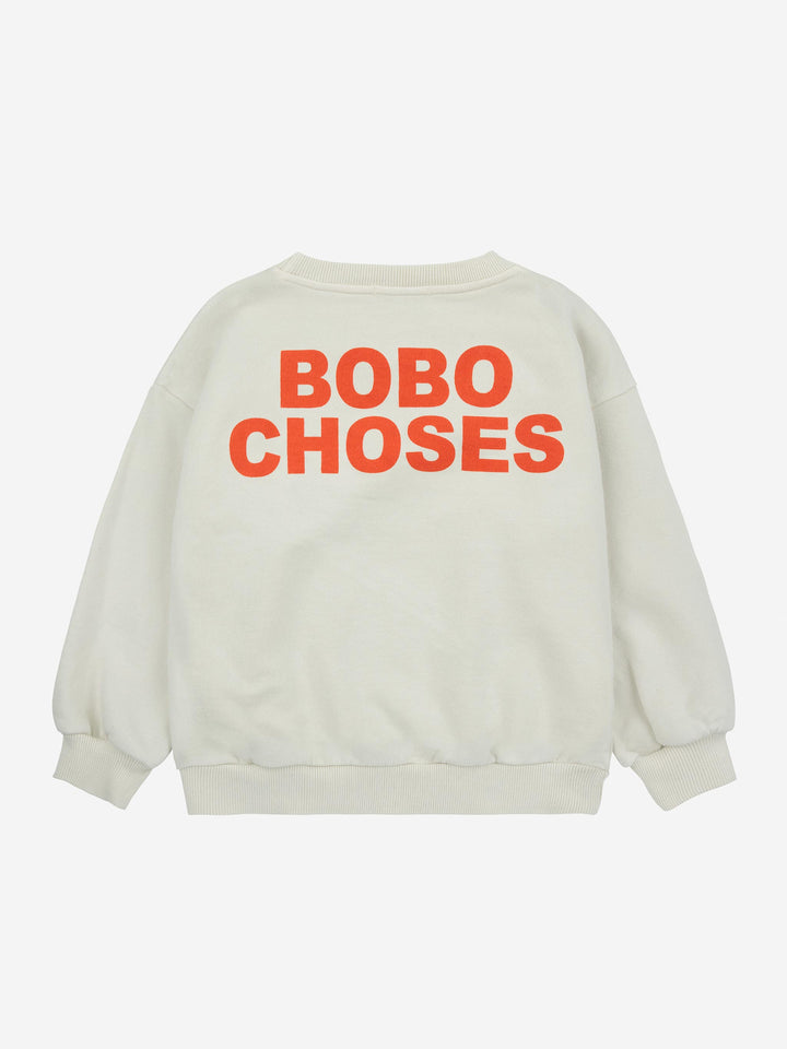 Poma Bobo Choses ecru sweatshirt