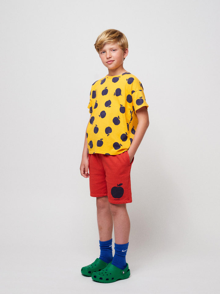 Poma red bermuda shorts
