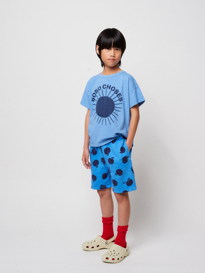 Poma all over turquoise bermuda shorts