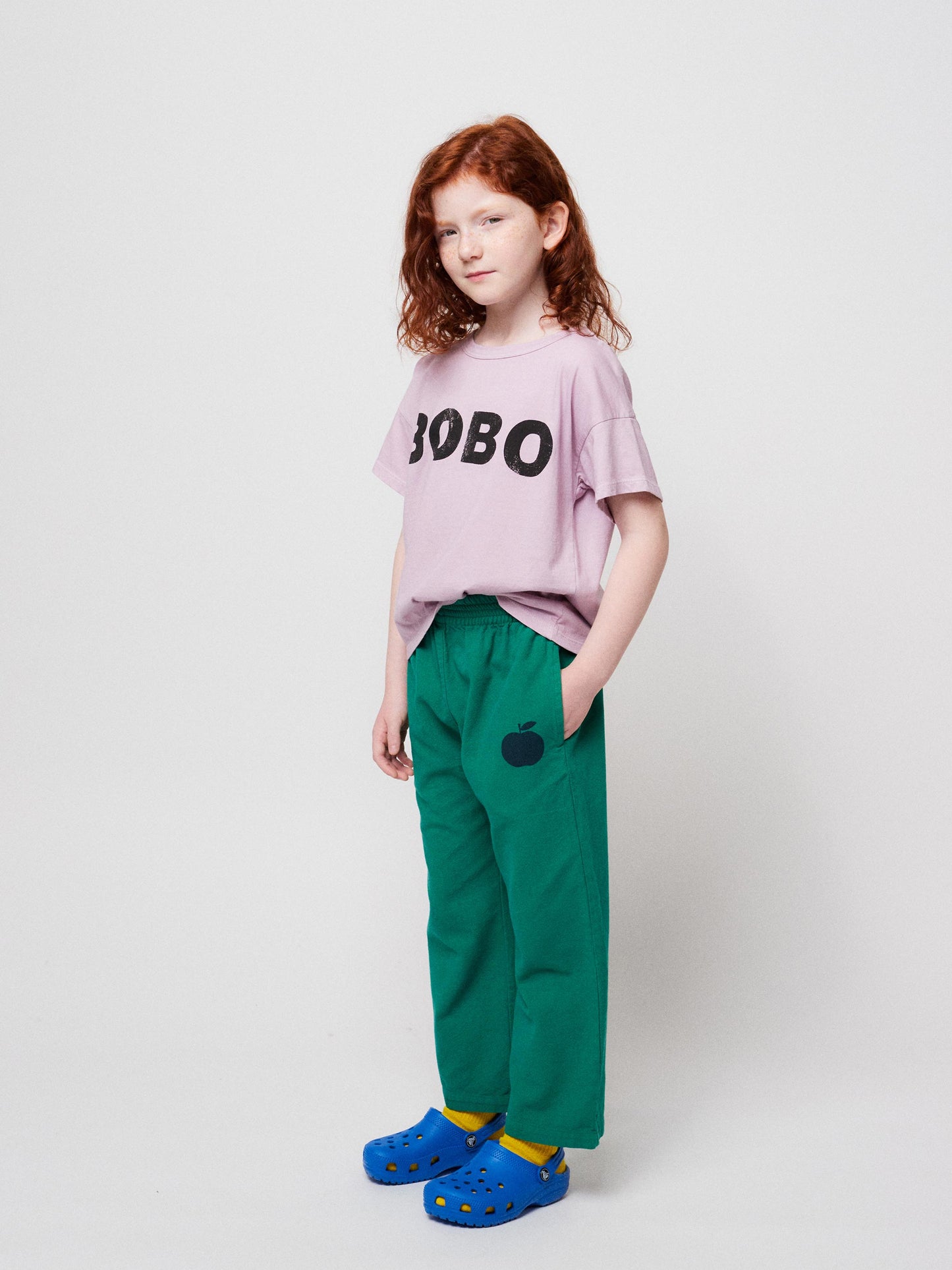 Poma green woven pants