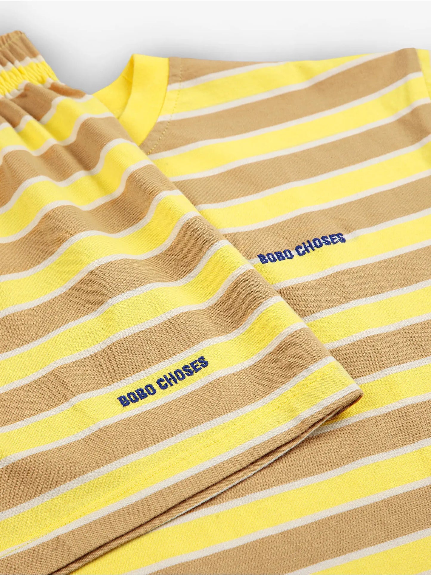 Bobo Choses Yellow Stripes 실내복 세트