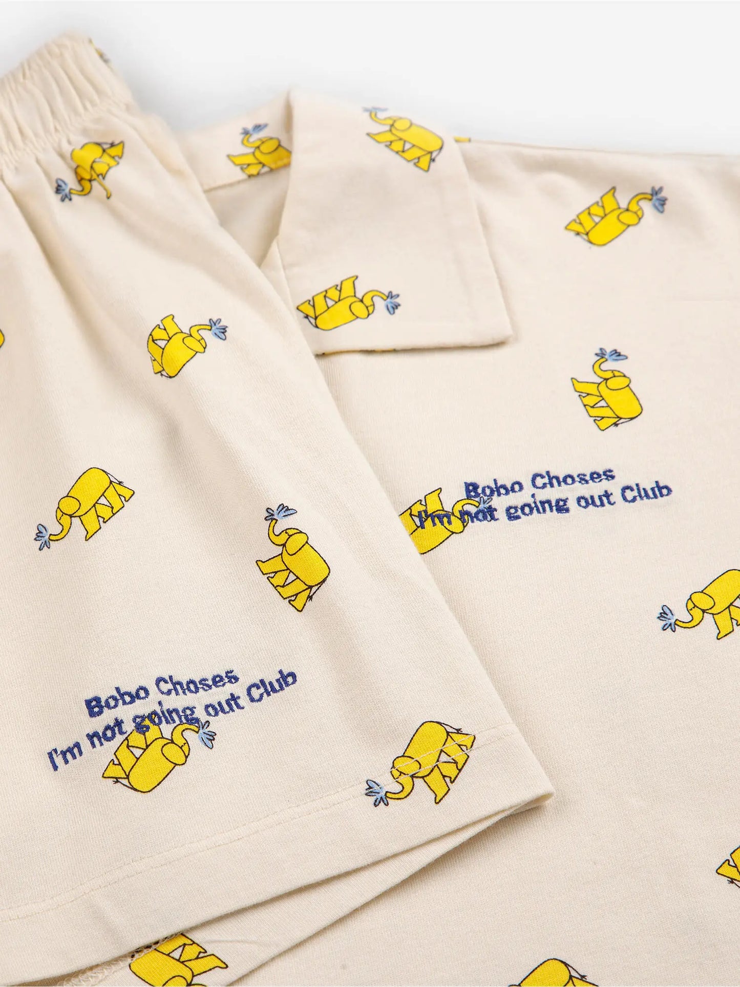 Yellow Elephant all over loungewear set