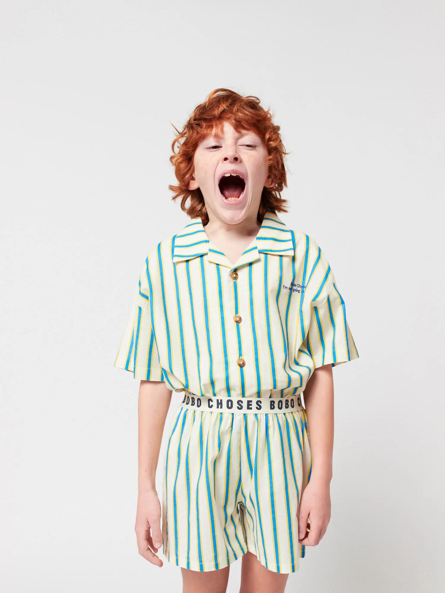 Ensemble d'intérieur en toile Yellow Stripes