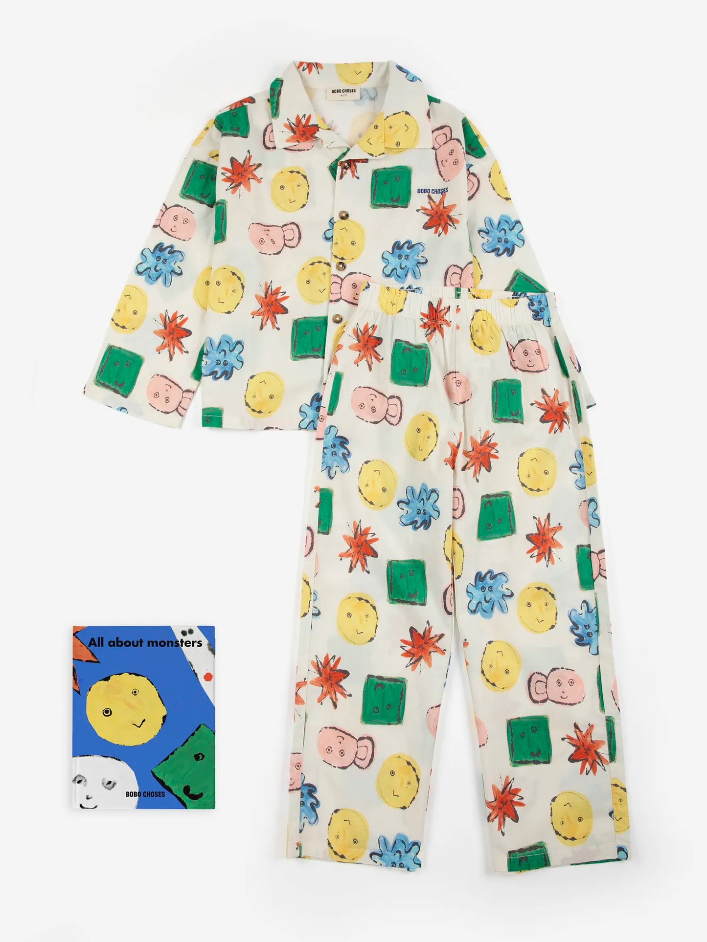 Monster Gang all over loungewear woven set & Book