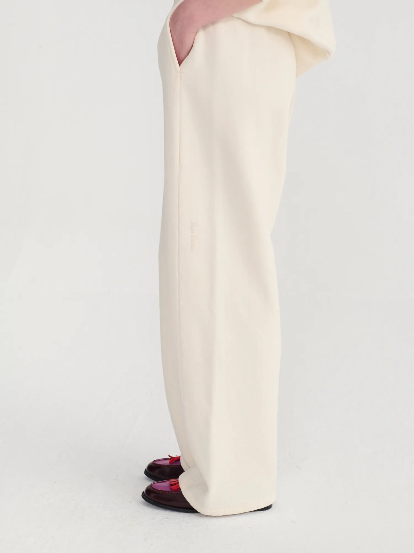 White Pace joggers
