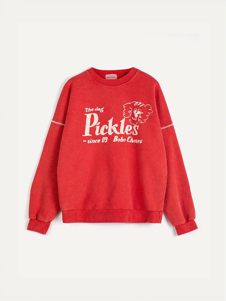 Pickles the Dog relaxed sweatshirt