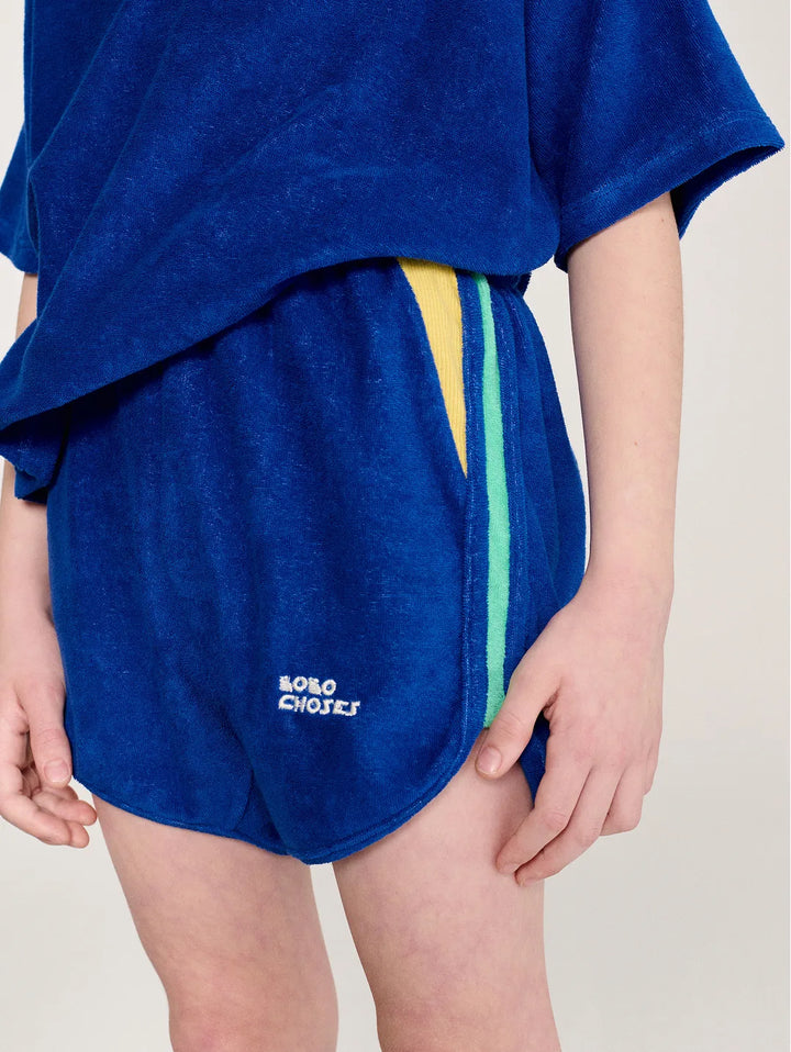 Color-Block-Shorts aus Frottee