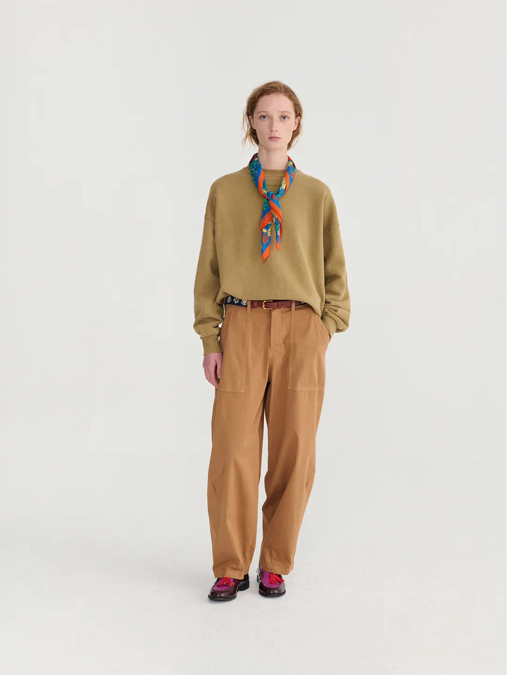 Paper touch coccon pants