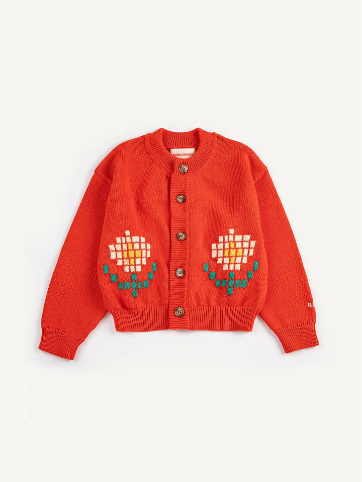 Pixel Daisy cardigan