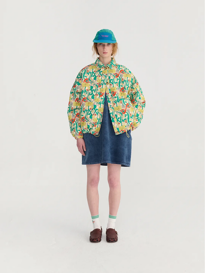 Veste matelassée motif Color Herbalist