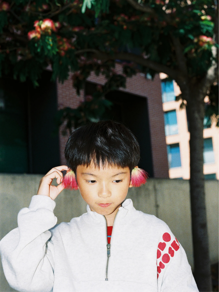 Bobo Choses Bolder half zipped sweatshirt