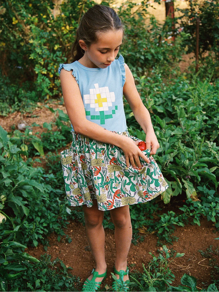 Top amb volants Pixel Daisy