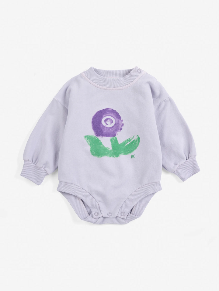 Stamp Bloom 플리스 보디슈트