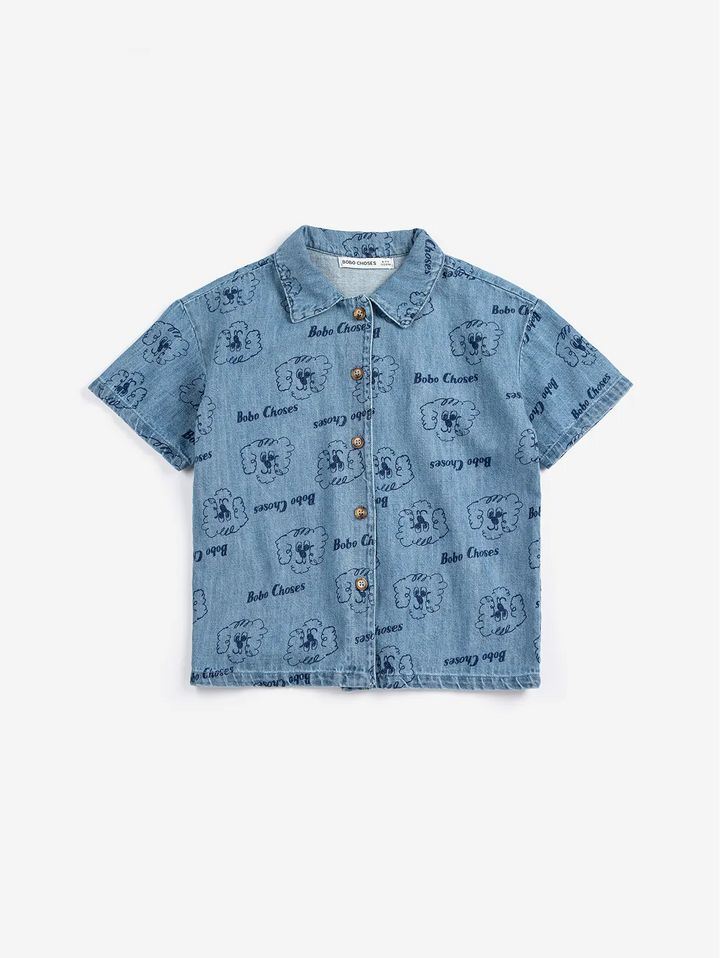 Camisa vaquera estampada Pickles The Dog