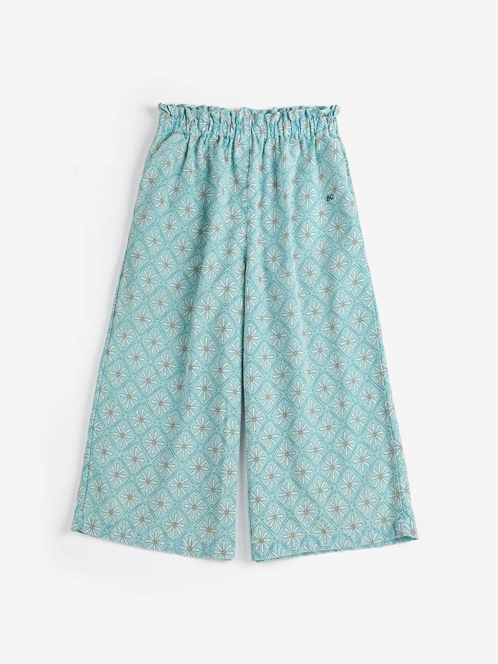 Pantalón culotte de tejido estampado Daisy Mosaic